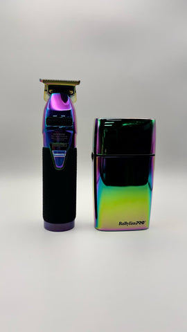 BaBylissPRO LimitedFX Iridescent Trimmer & Double Foil Shaver Duo Set