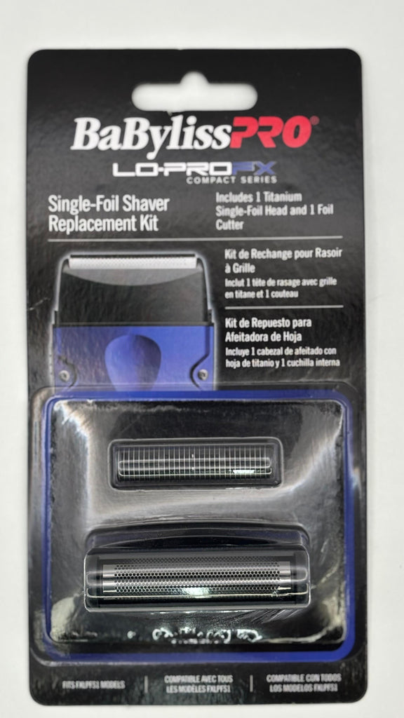 BaBylissPRO LO-PROFX Compact Series Single-Foil Shaver Replacement Kit,