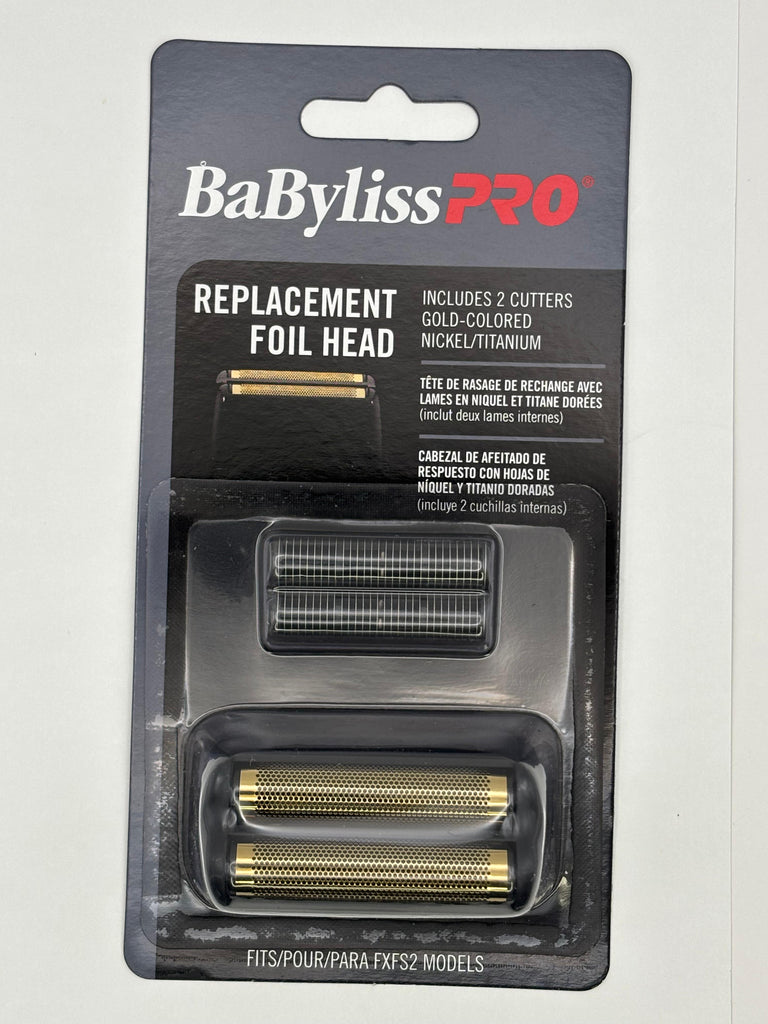 BaBylissPRO Professional Replacement Double Foil Shaver Head with 2 Cutters,