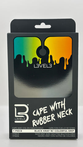 L3VEL3 Professional Rubber Neck Cutting Cape