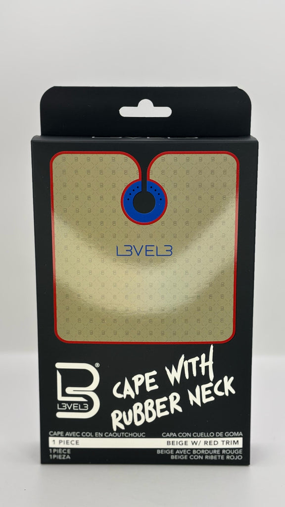 L3VEL3 Professional Rubber Neck Cutting Cape