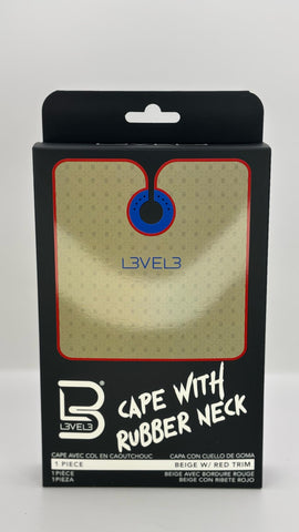 L3VEL3 Professional Rubber Neck Cutting Cape
