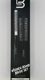L3VEL3 Wooden Round Brush Set