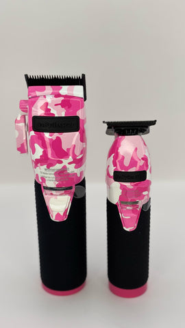 BaBylissPRO LimitedFX Pink Camo Clipper and Trimmer set.